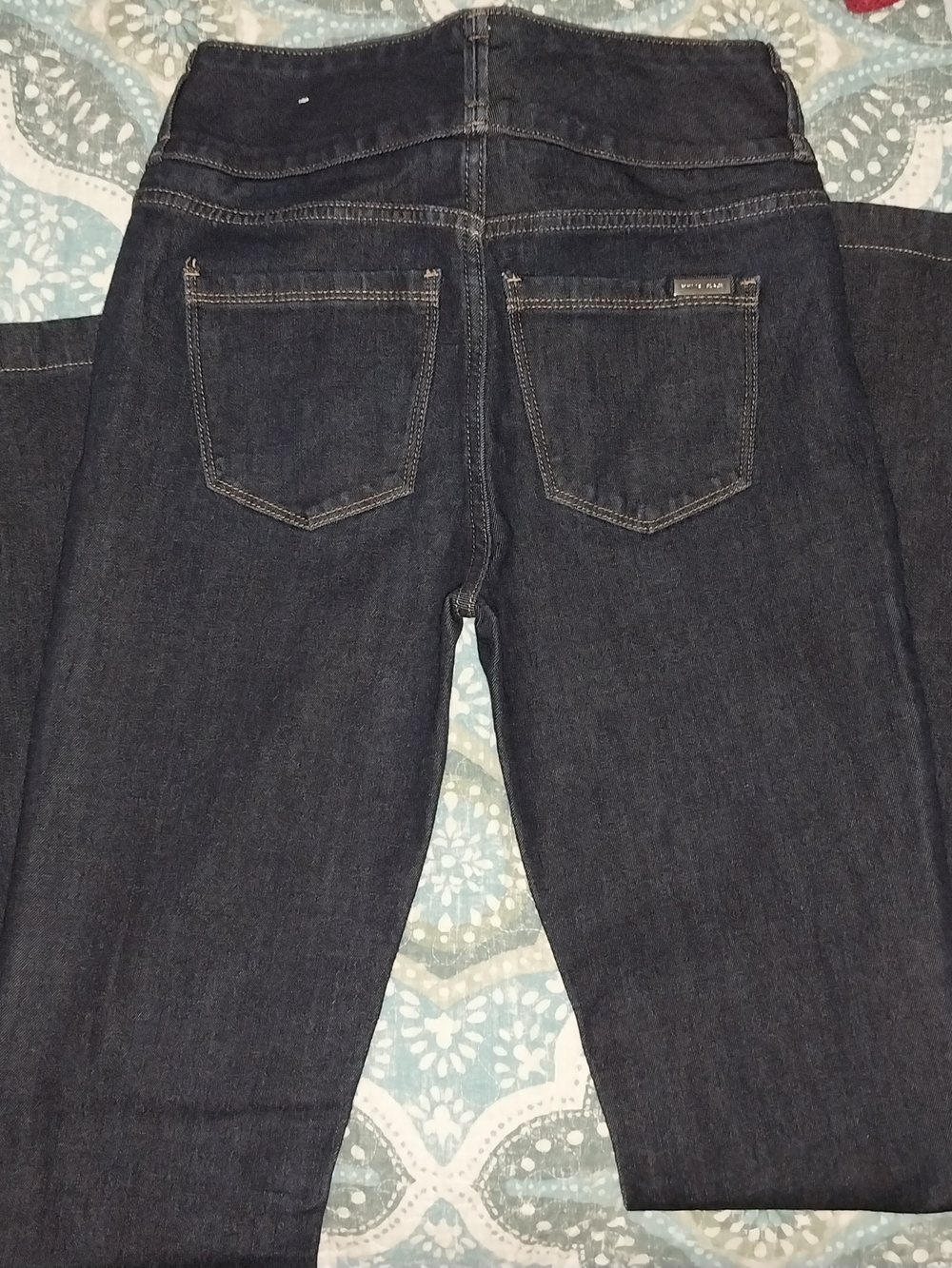WHBM, The Sculpt, Dark Indigo Women’s Skinny Flare Jeans - Picture 2 of 7